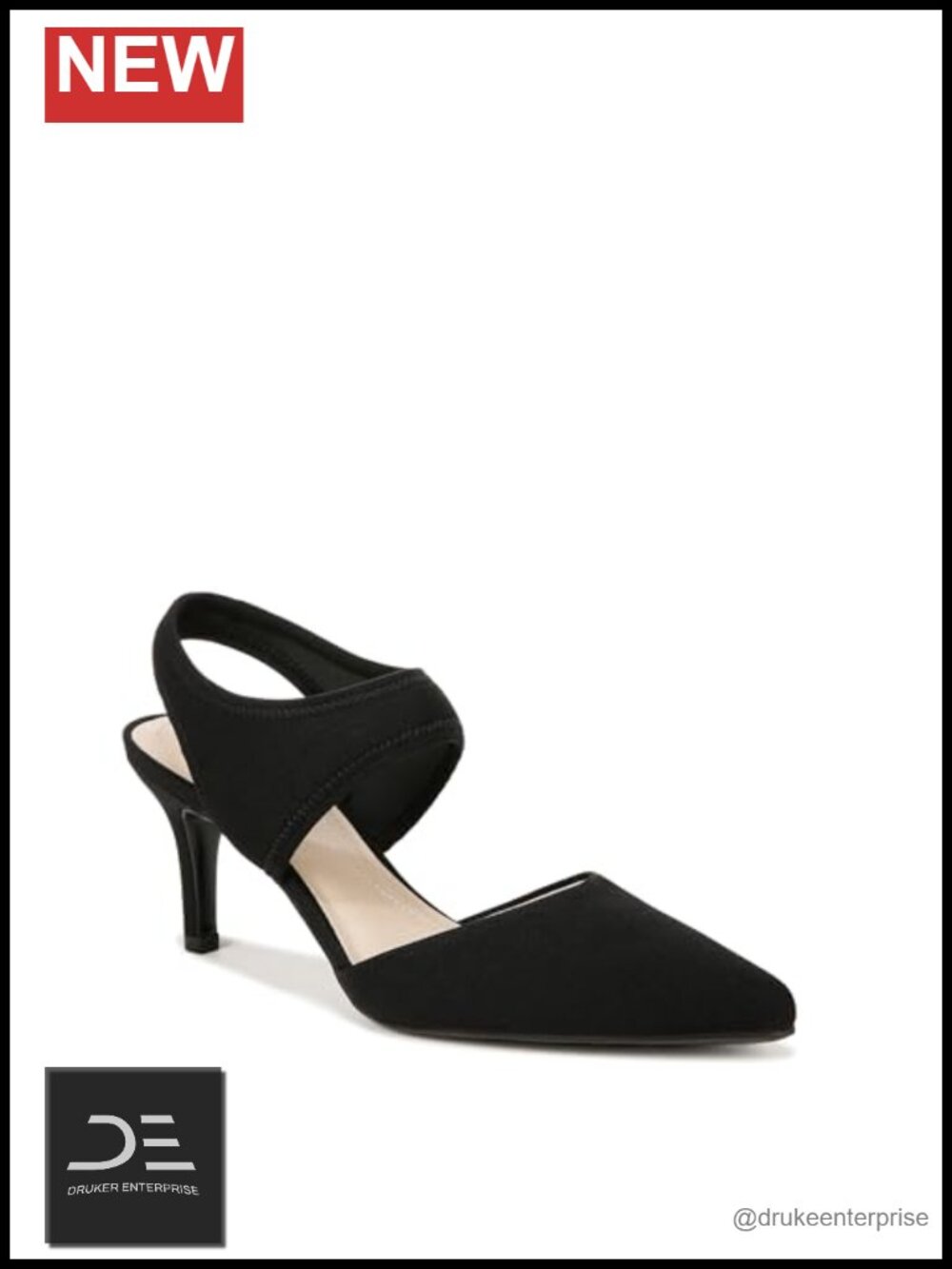 LifeStride Women's Sindie High Heel Dress Pump, Pointed Toe, Platform Heel,